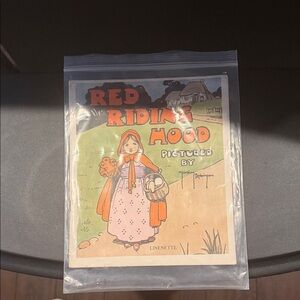 Vintage 1920’s Red Riding Hood Illustrated Booklet No. 429 Linenette